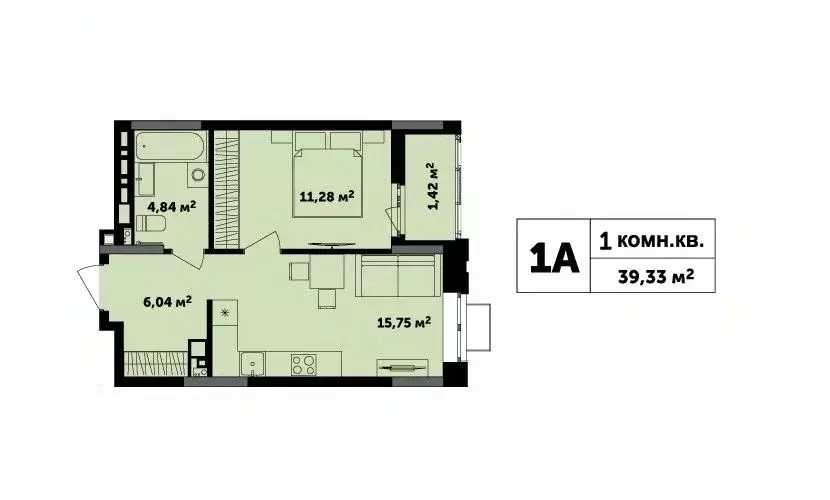 1-к кв. Удмуртия, Ижевск ул. Академика Павлова (39.33 м) - Фото 0