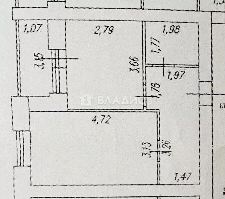 1-к кв. Пензенская область, Пензенский район, Засечный сельсовет, с. ... - Фото 2