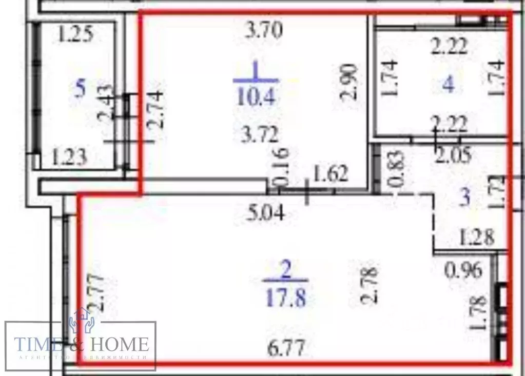 1-к кв. Свердловская область, Екатеринбург ул. Лучистая, 8 (34.9 м) - Фото 2