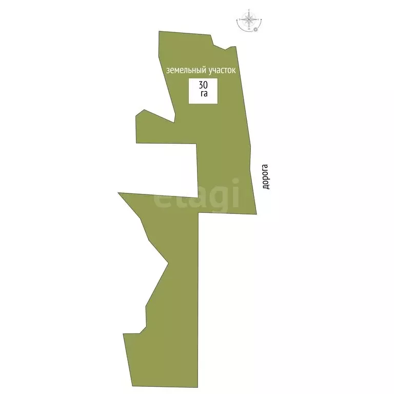 Участок в Бахчисарайский район, село Красный Мак (3000 м) - Фото 1