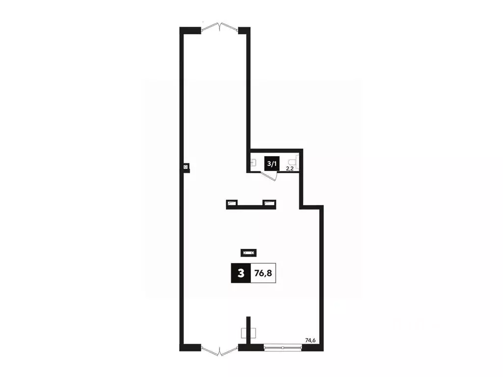 Помещение свободного назначения в Краснодарский край, Краснодар Парк ... - Фото 1