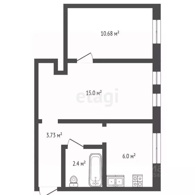 2-к кв. Оренбургская область, Оренбург Кольцевая ул., 14 (40.0 м) - Фото 2