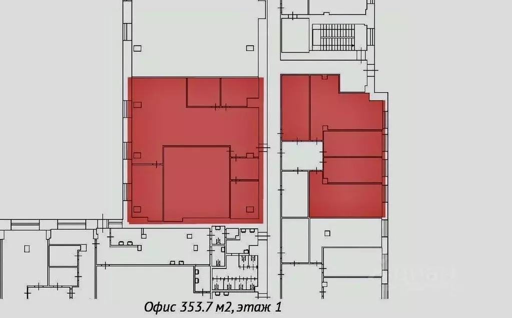 Офис в Санкт-Петербург Заозерная ул., 8к2Б (354 м) - Фото 1