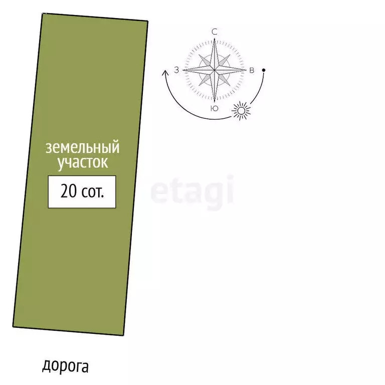 Дом в Заводопетровское, Береговая улица (49.7 м) - Фото 2