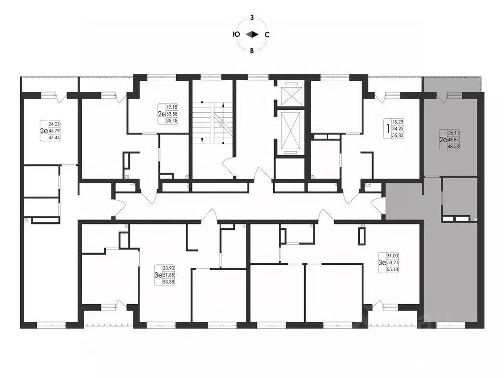 2-к кв. Воронежская область, Воронеж Первое Мая мкр, Май жилой ... - Фото 2