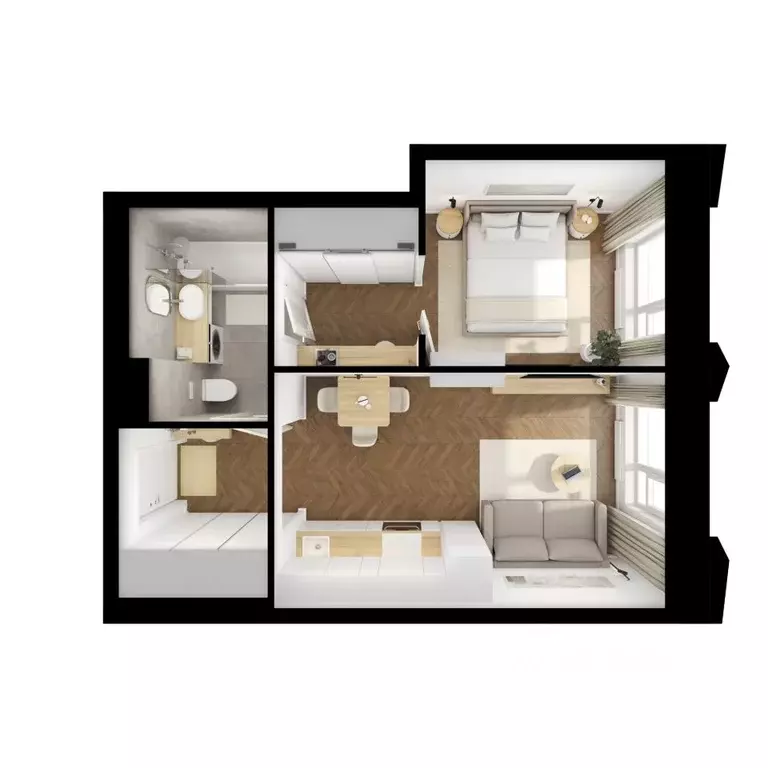 1-к кв. Бурятия, Улан-Удэ Советская ул., 6/2 (35.96 м) - Фото 1