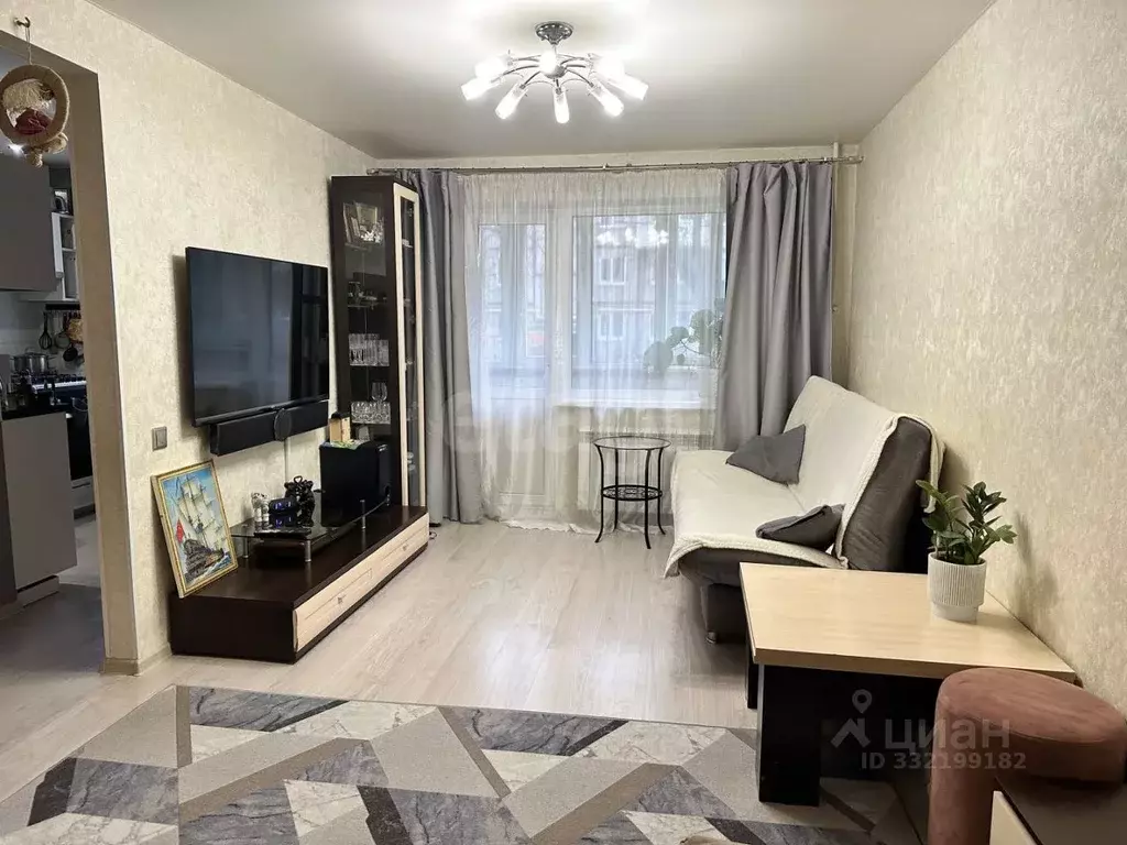 2-к кв. Татарстан, Казань ул. Нурсултана Назарбаева, 68 (43.7 м) - Фото 1