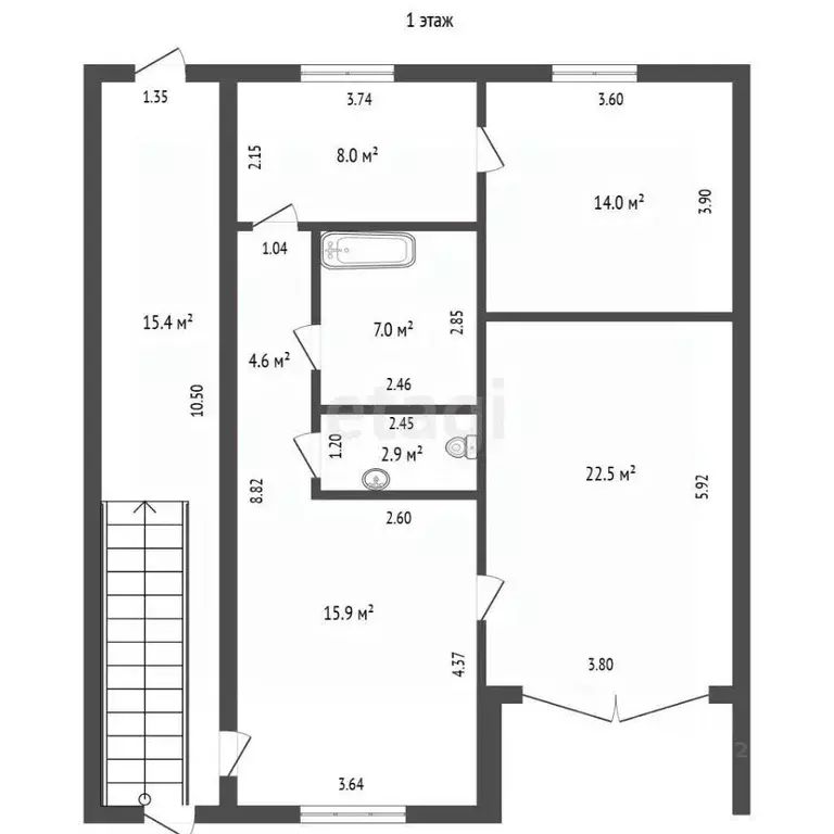 Дом в Вологодская область, с. Устье ул. Юбилейная, 18 (199 м) - Фото 2