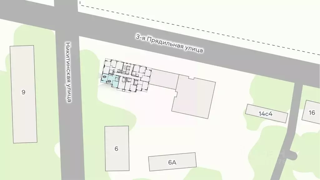 2-к кв. Москва 3-я Прядильная ул., 14 (60.5 м) - Фото 2