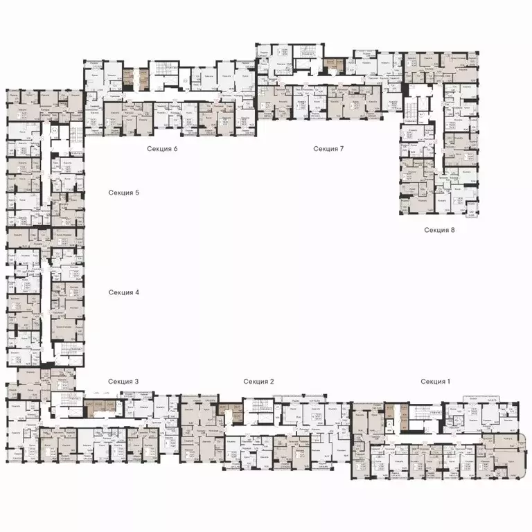 2-к кв. Ростовская область, Ростов-на-Дону Ривьера жилой квартал,  ... - Фото 2