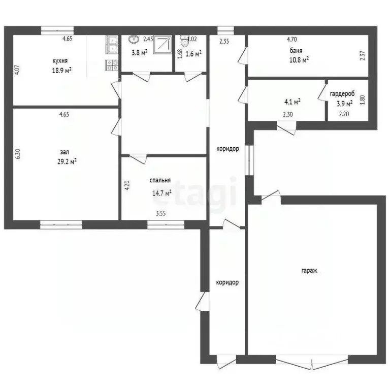 Дом в Тюменская область, Тюменский муниципальный округ, Боровский пгт ... - Фото 2