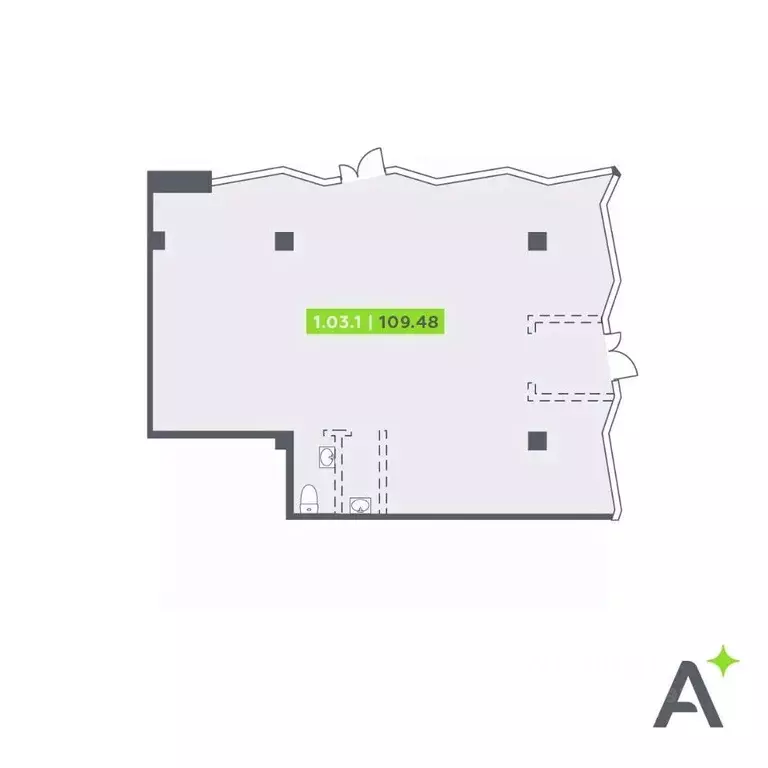 Офис в Санкт-Петербург Московский просп., 65Э (109 м) - Фото 1