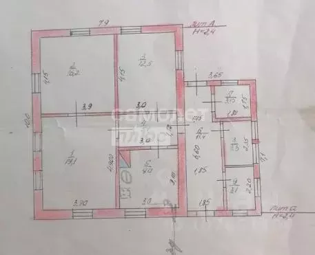 Дом в Липецкая область, Елецкий муниципальный округ, с. Голиково ул. ... - Фото 2