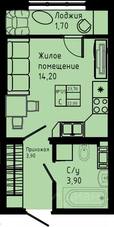 Студия Ленинградская область, Коммунар г. Гатчинский муниципальный ... - Фото 1