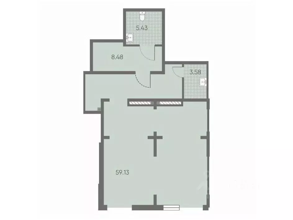 Помещение свободного назначения в Санкт-Петербург ул. Морской Пехоты, ... - Фото 1