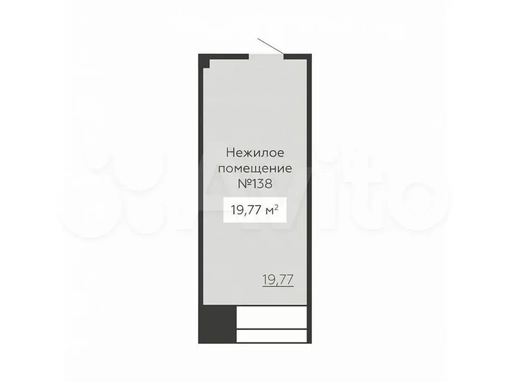 Продам помещение свободного назначения, 19.77 м - Фото 0