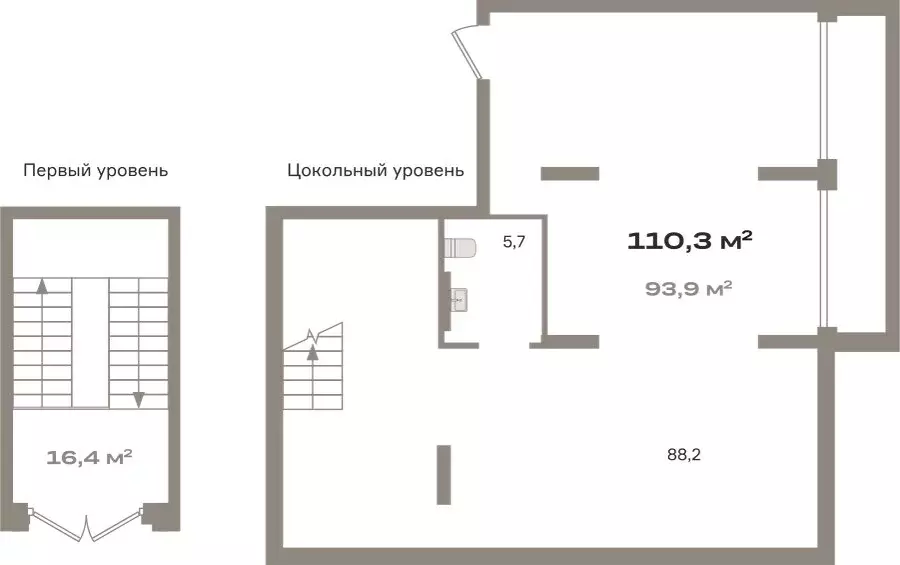 Помещение свободного назначения (110.3 м) - Фото 1