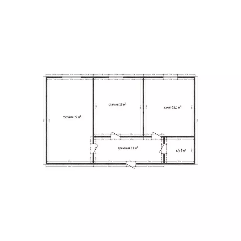 2-комнатная квартира: Махачкала, проспект Петра I, 14 (79.5 м) - Фото 1