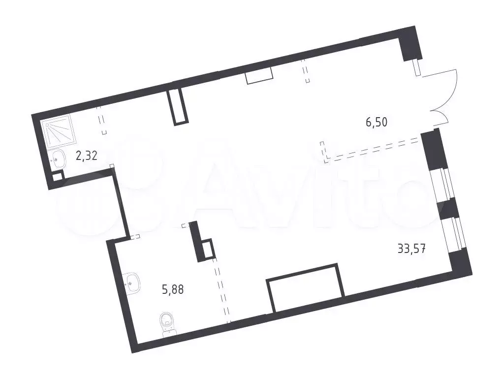 Продам помещение свободного назначения, 48.27 м - Фото 0