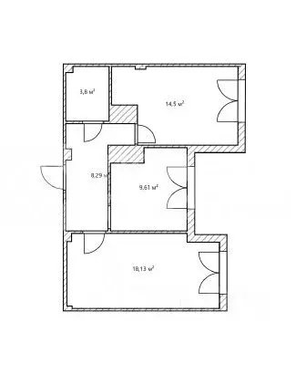 2-к кв. Ленинградская область, Кудрово г. Всеволожский район, ... - Фото 2
