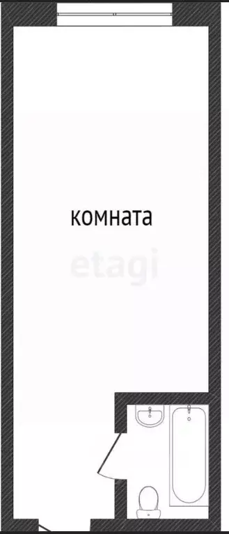 Студия Кемеровская область, Кемерово Инициативная ул., 5 (22.3 м) - Фото 1
