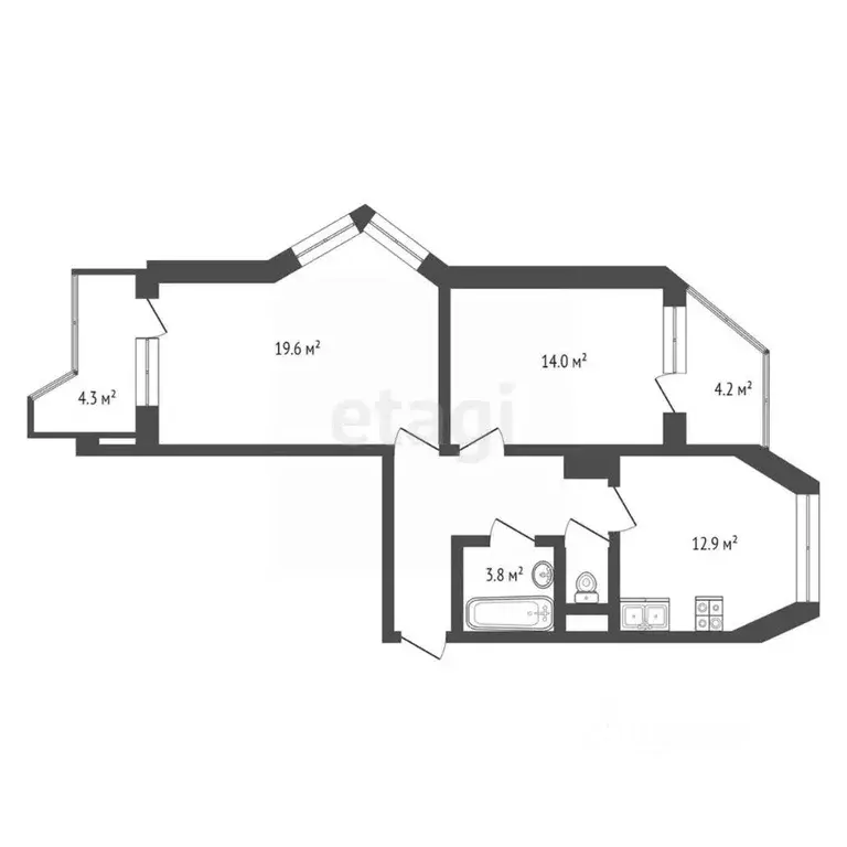 Комната Московская область, Балашиха 1 Мая мкр, 29 (14.9 м) - Фото 1