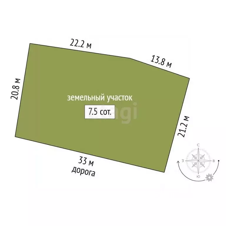 Участок в Татарстан, Тукаевский район, Малошильнинское с/пос, Нектар ... - Фото 1