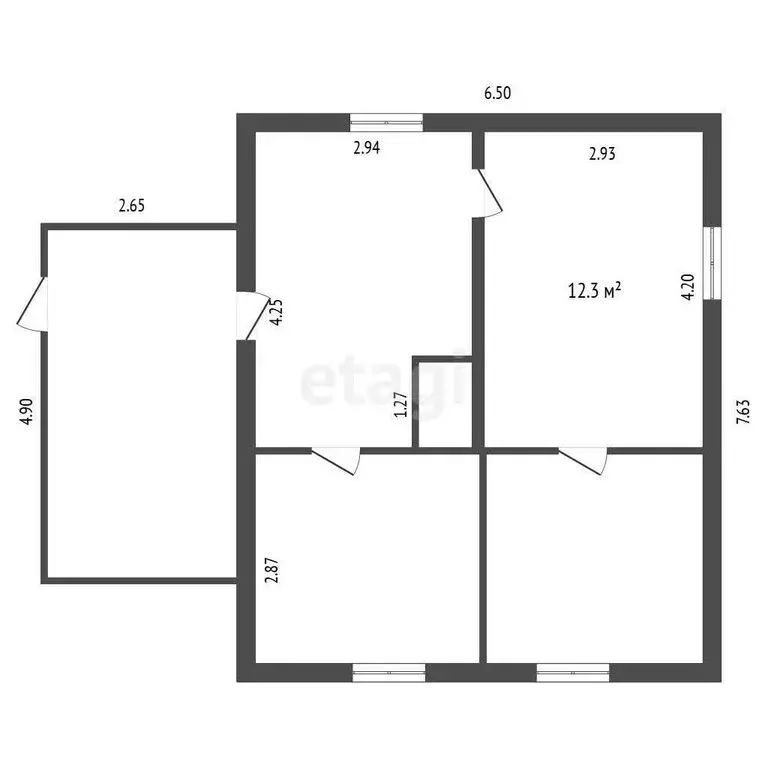 Дом в Усть-Хмелевка, Школьная улица (41 м) - Фото 0