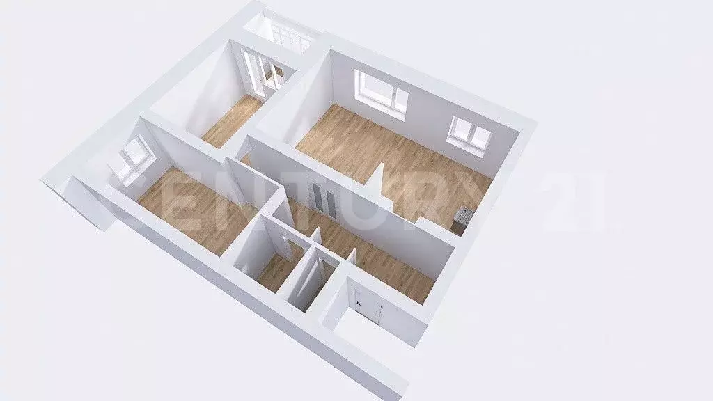 3-к кв. Башкортостан, Уфа ул. Ленина, 150/2 (73.5 м) - Фото 2