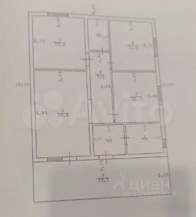 Дом в Крым, Симферопольский район, с. Трудовое ул. Зеленая (110 м) - Фото 2
