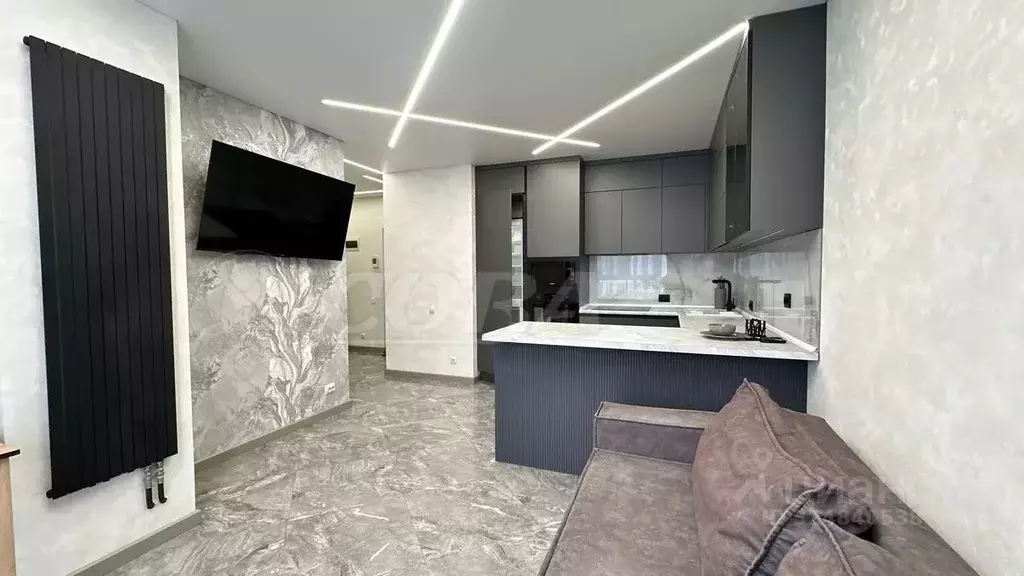 1-к кв. Тюменская область, Тюмень ул. Пожарных и Спасателей, 5 (40.9 ... - Фото 0