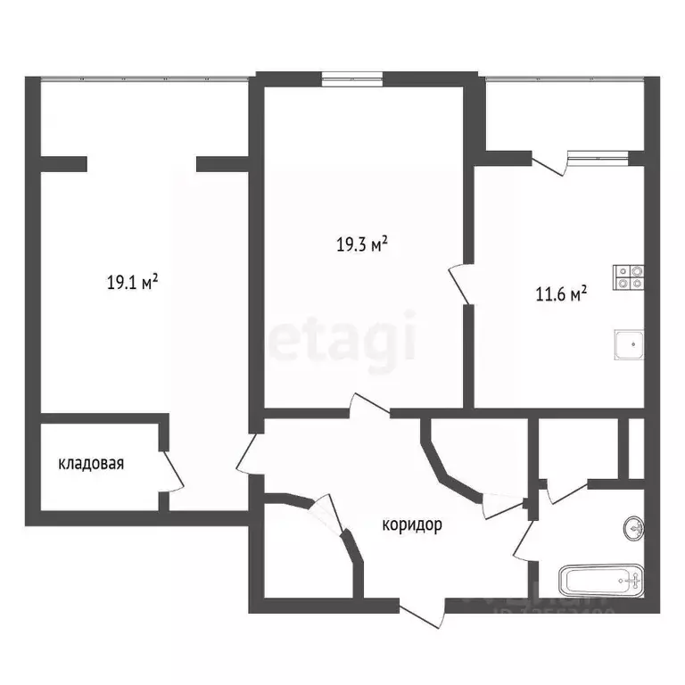 2-к кв. Воронежская область, Воронеж Московский просп., 98 (71.3 м) - Фото 2