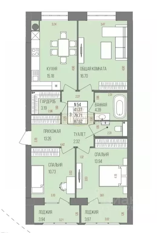 3-к кв. Марий Эл, Йошкар-Ола ул. Анникова, 8Б (87.6 м) - Фото 1