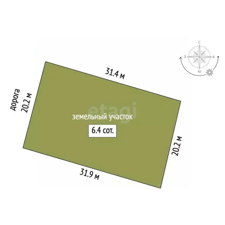 Участок в Томская область, Томский район, Зоркальцевские усадьбы ТСН ... - Фото 2