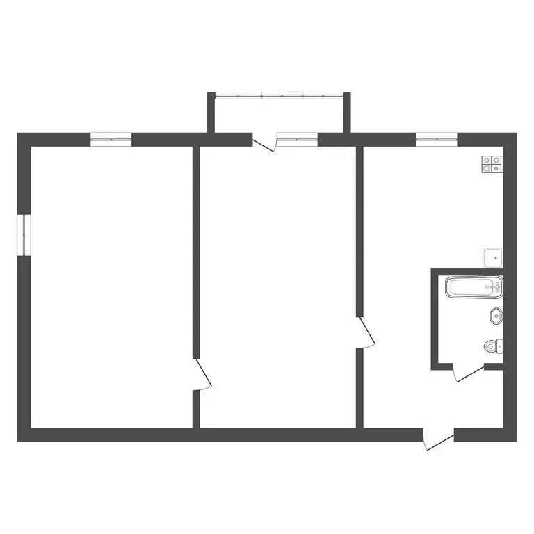 1-комнатная квартира: Сатка, микрорайон Западный, 11 (28.9 м) - Фото 1