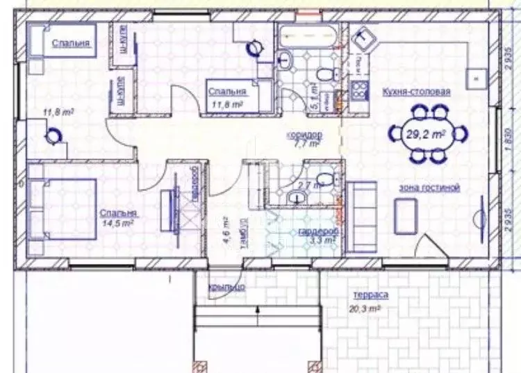 Дом в Саратовская область, Энгельс Удалой пер., 2 (109 м) - Фото 2