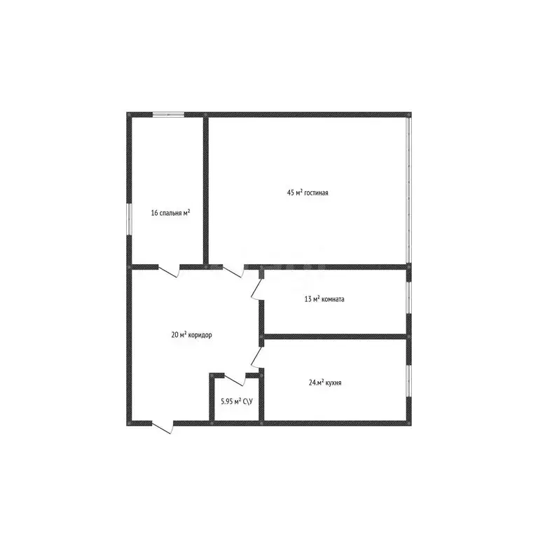 3-комнатная квартира: Махачкала, улица Малыгина, 35к2 (129 м) - Фото 1