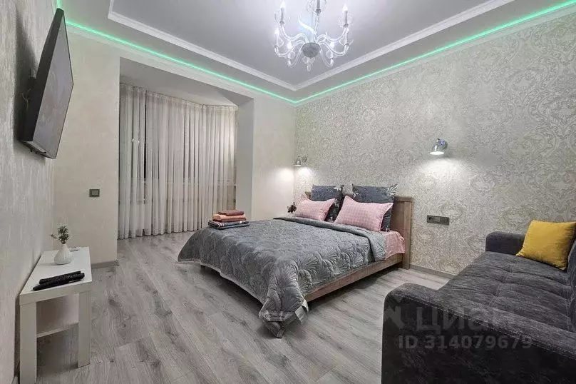 1-к кв. Ставропольский край, Пятигорск Оранжерейная ул., 17к1 (40.0 м) - Фото 1