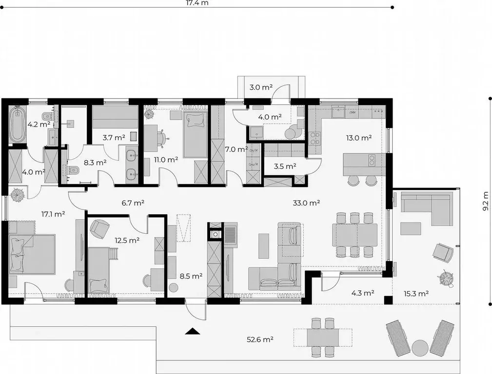 Коттедж в Ленинградская область, Ломоносовский район, Лаголовское ... - Фото 0