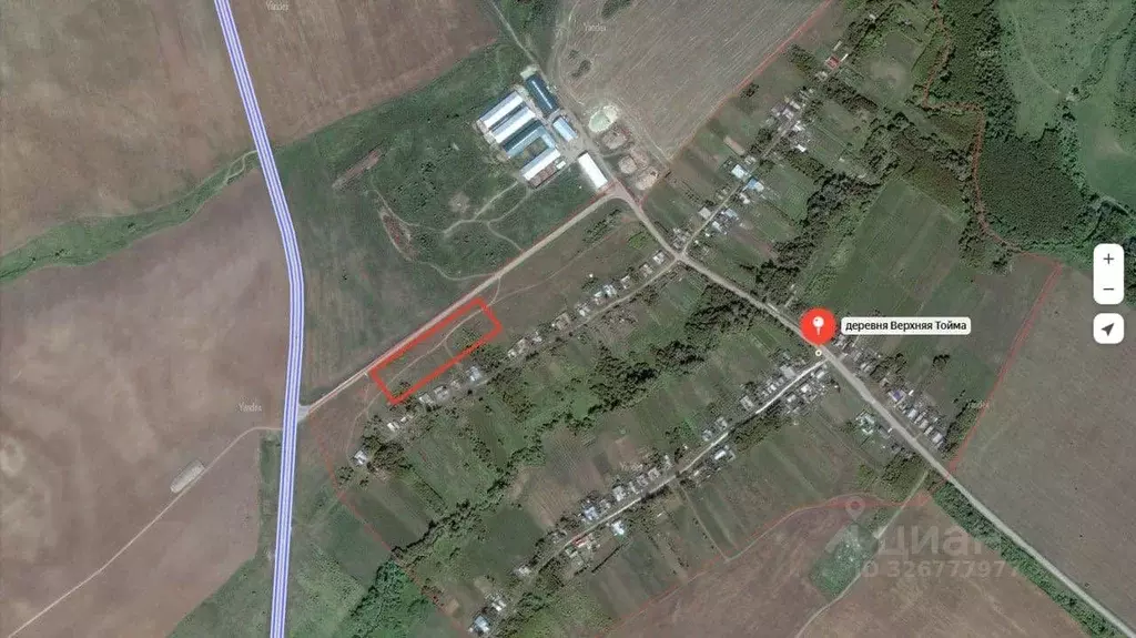 Участок в Кировская область, Вятскополянский район, Среднетойменское ... - Фото 1