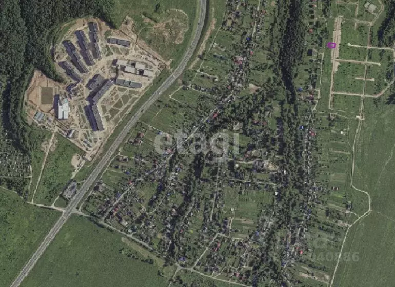 Участок в Калужская область, Калуга городской округ, д. Тинино ул. ... - Фото 1