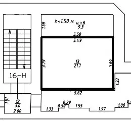 Офис (21.1 м) - Фото 2