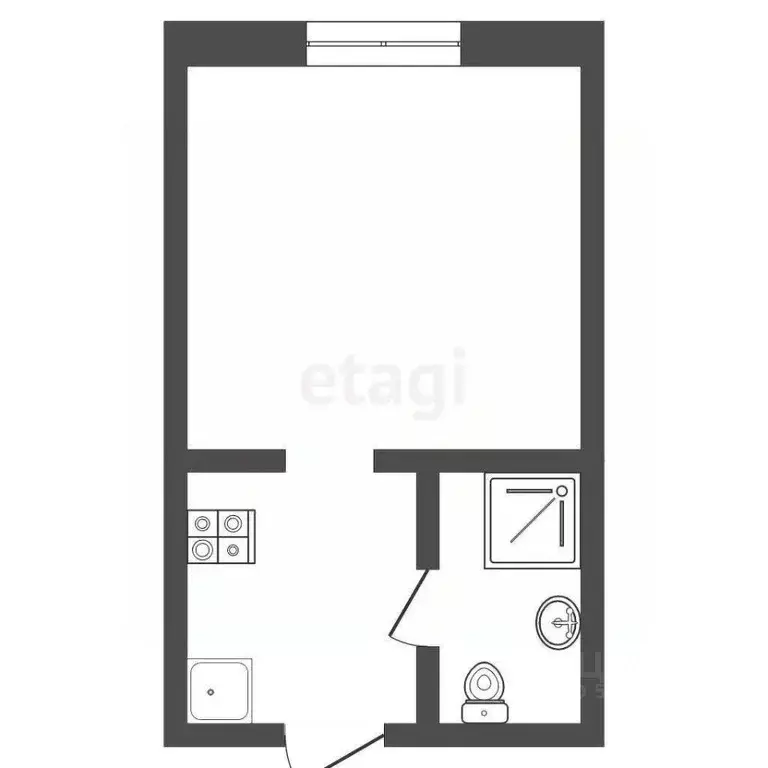 Студия Ростовская область, Ростов-на-Дону Новое Поселение мкр, ул. ... - Фото 2