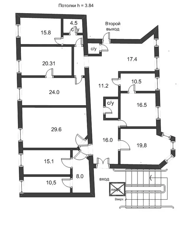 Офис в Санкт-Петербург ул. Маяковского, 21 (239 м) - Фото 1