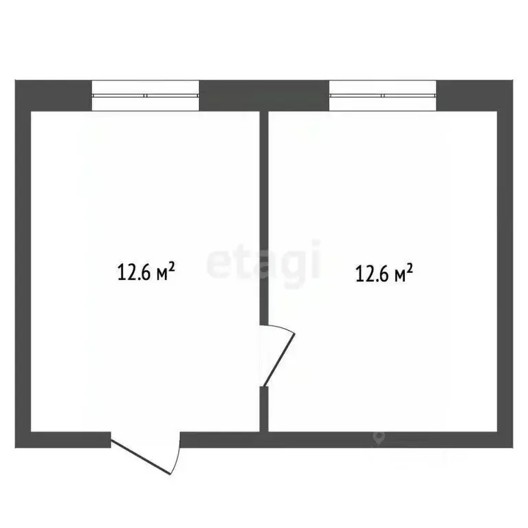 Комната Ростовская область, Ростов-на-Дону ул. Пескова, 17/1 (25.2 м) - Фото 2