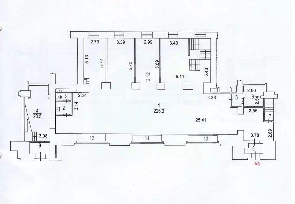 Помещение свободного назначения в Москва пл. Победы, 2К2 (687 м) - Фото 2