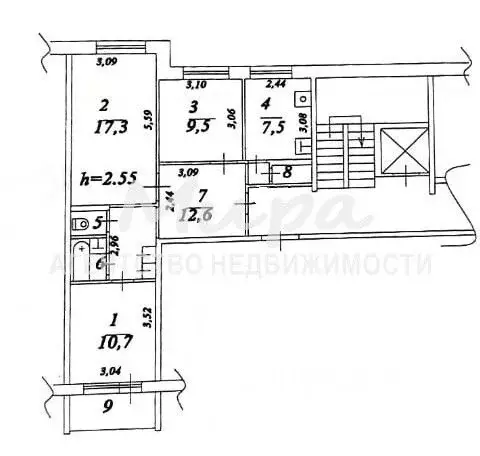 Комната Московская область, Дзержинский Томилинская ул., 23 (17.3 м) - Фото 2