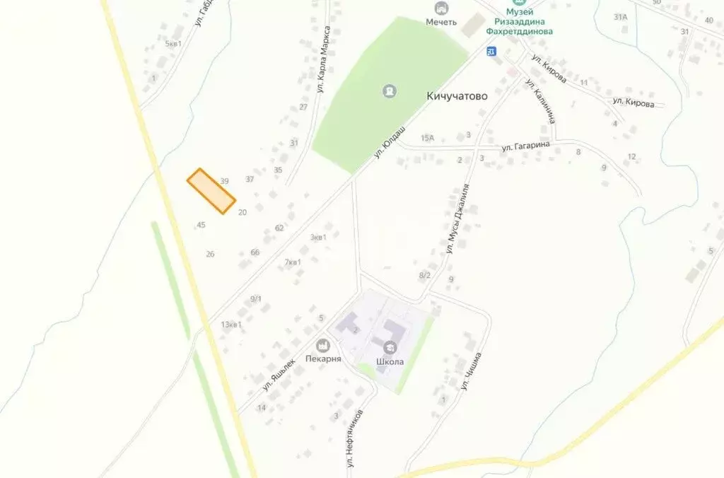 Участок в село Кичучатово, улица Карла Маркса (25 м) - Фото 2