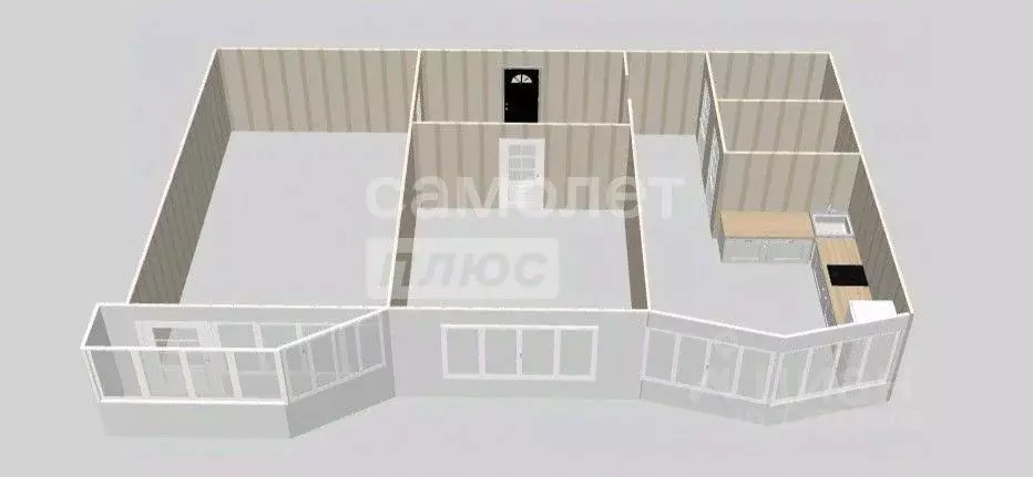 2-к кв. Московская область, Люберцы Красная Горка мкр, просп. ... - Фото 2