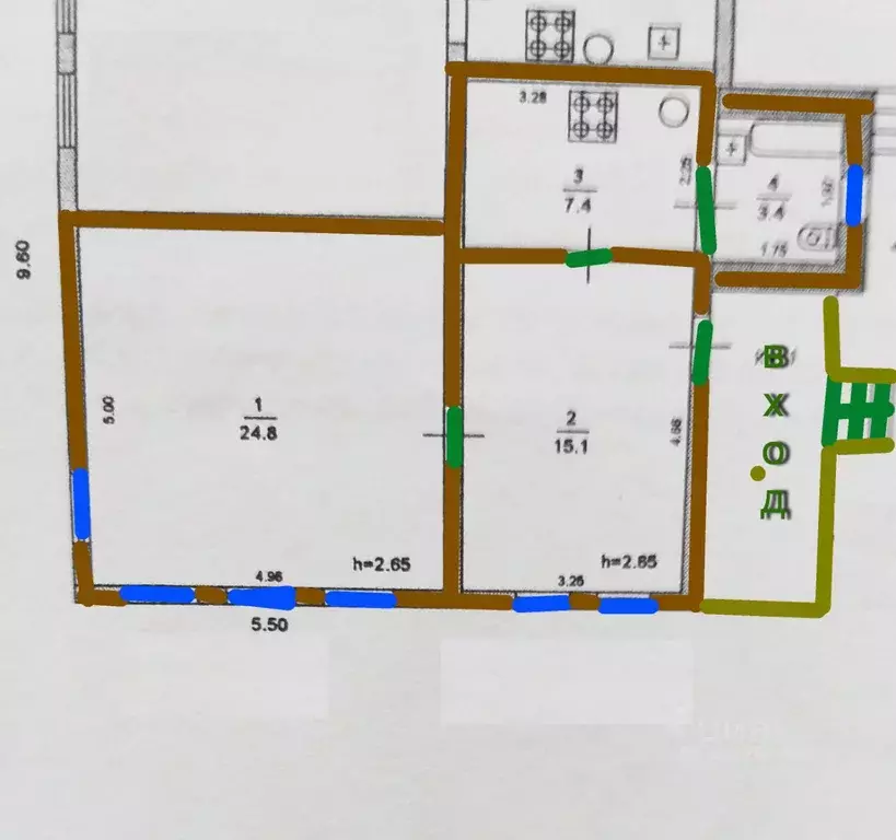 2-к кв. Нижегородская область, Нижний Новгород ул. Жуковского, 5 (50.7 ... - Фото 0